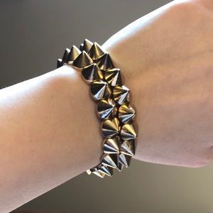 Aldo - Set of 2 Gold Colour Studded Bracelets